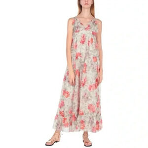 Paul & Joe Floral-print cotton-gauze maxi dress Size 40